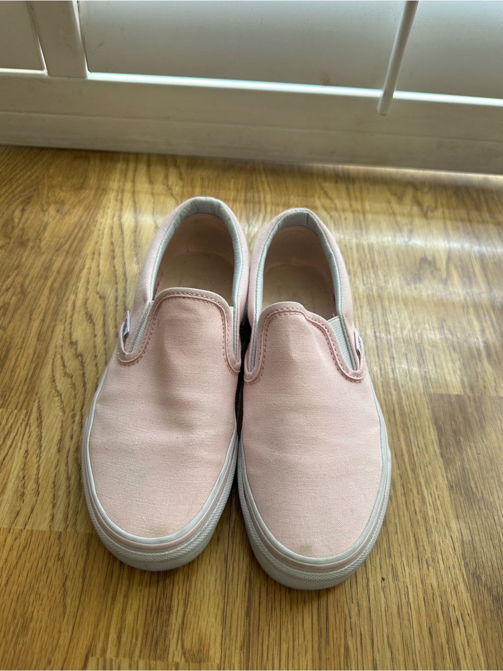 Vans Pink Slip-On Canvas Sneakers
